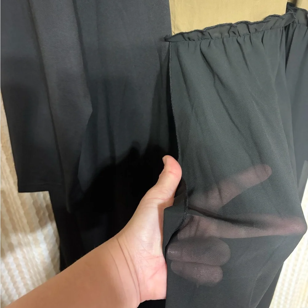 Stylish Black and Tan Dress - Picture 2 of 2